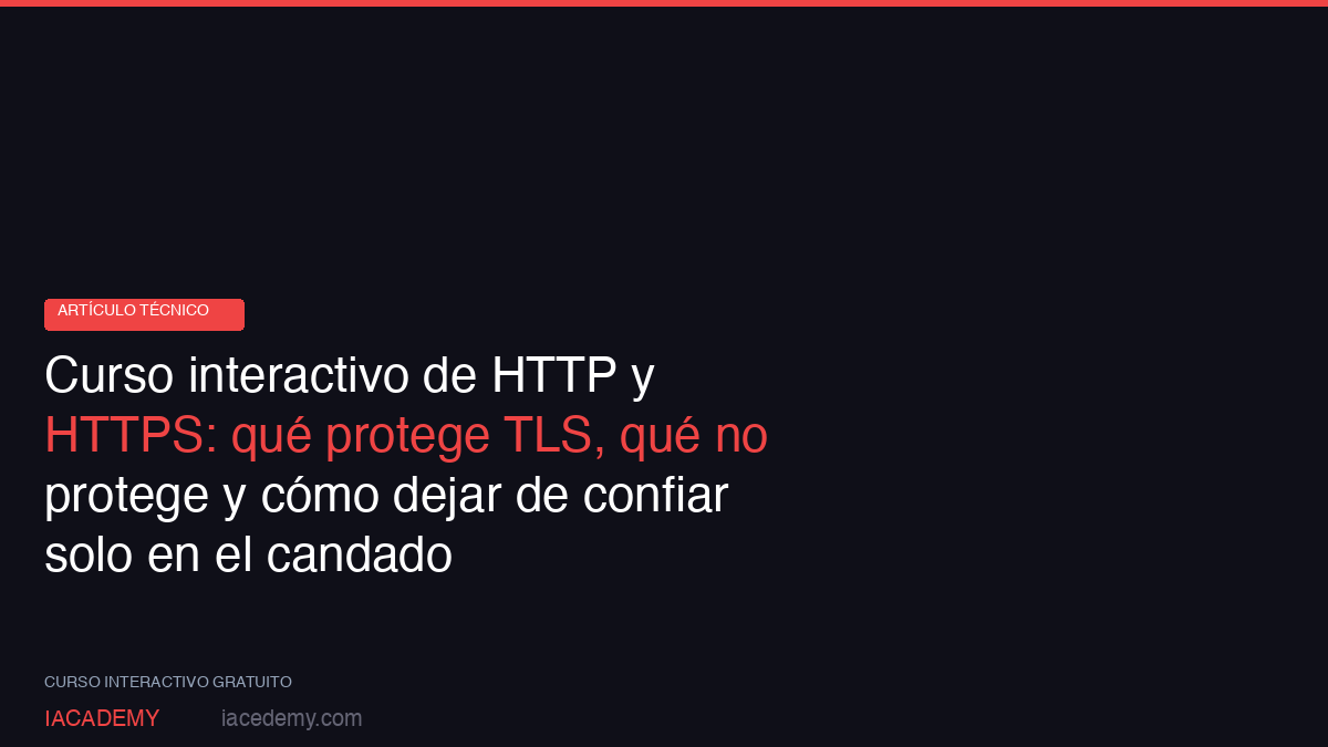 Curso interactivo de HTTP y HTTPS: TLS en la práctica