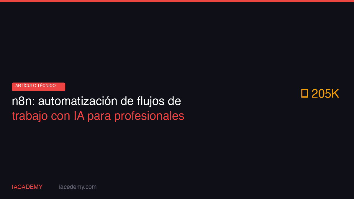 n8n: la plataforma de automatización de flujos con IA que combina lo visual y el código