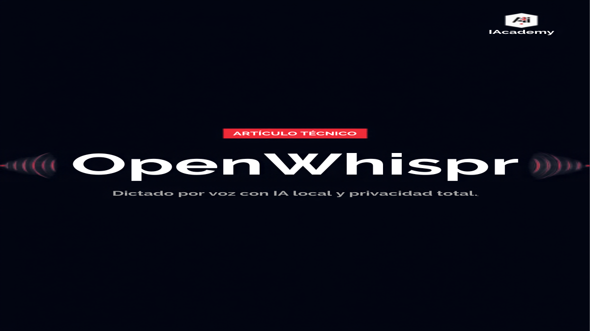 Arquitectura de OpenWhispr con transcripción local Whisper, agente IA, diarización de hablantes y soporte multiplataforma