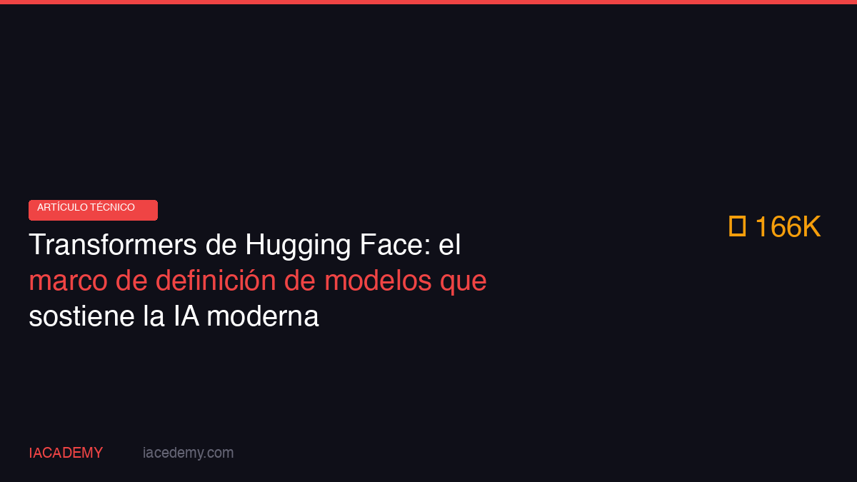 Transformers de Hugging Face: el marco de definición de modelos que sostiene la IA moderna